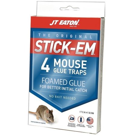 JT EATON STICKEM Glue Trap, 314 in W, 412 in H 133N